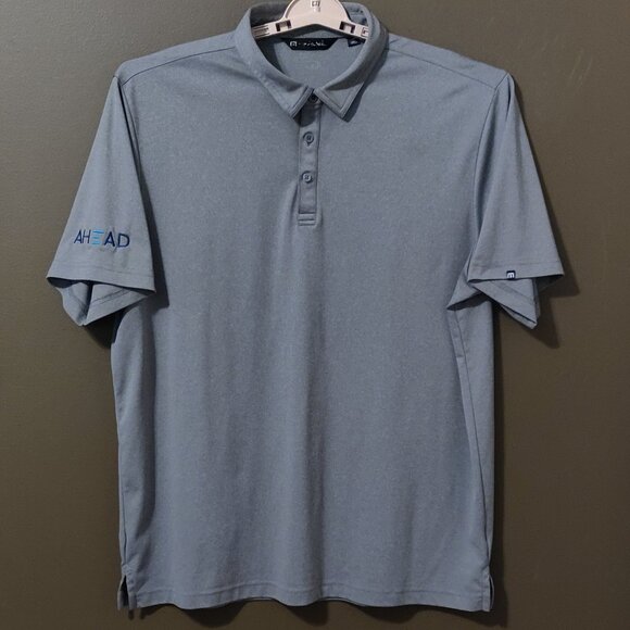 Travis Mathew Grey Golf Polo Men's SIZE XXL - Picture 1 of 6